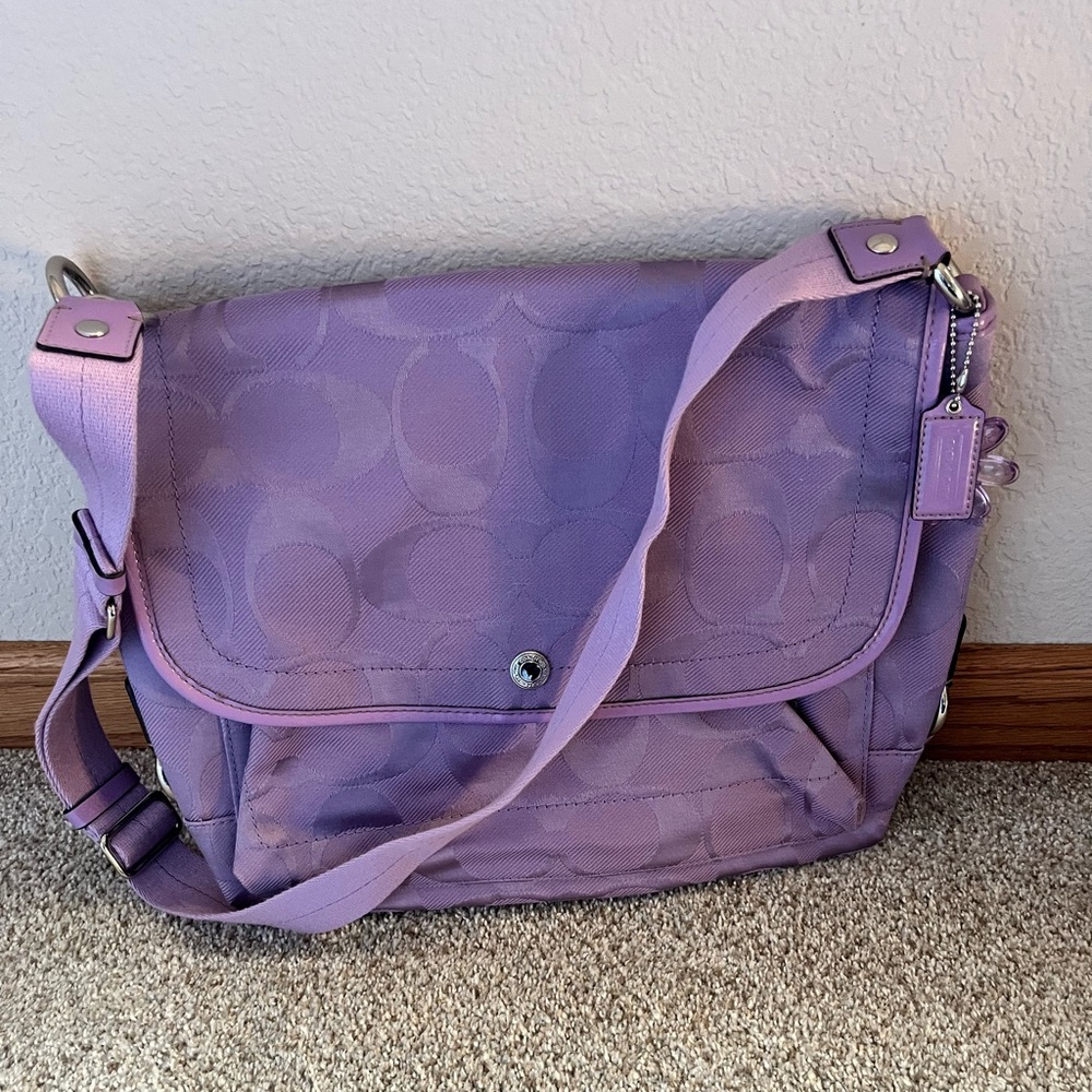 Coach purse/laptop carrier